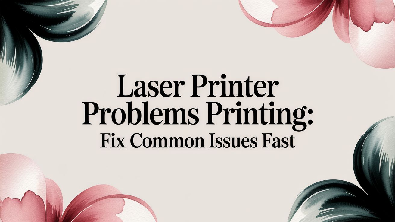 Laser Printer Problems Printing: Fix Common Issues Fast