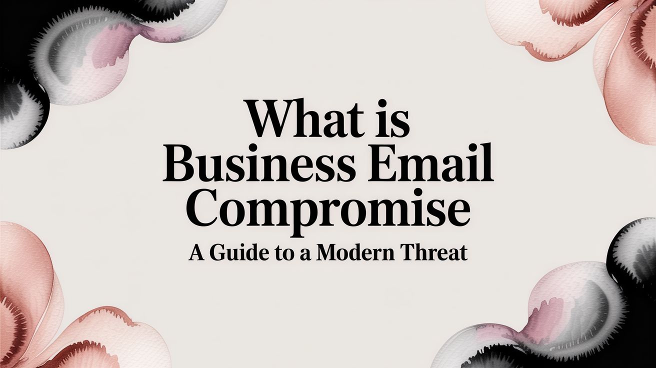 What Is Business Email Compromise A Guide to a Modern Threat